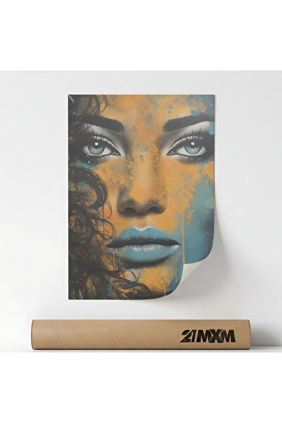 21mxm Poster 'Arta 13' Pe Panza Mata – Design Minimalist, Fara Rama