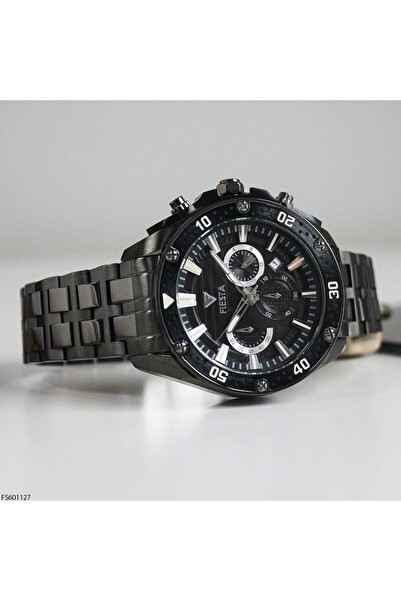 Fiesta Fs601127 Men's Wristwatch with Steel Strap