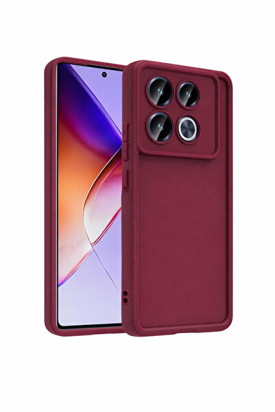 Vissona infinix Note30Pro-4G Uyumlu Kamera Çıkıntılı Mat Silikon Telefon Kılıfı