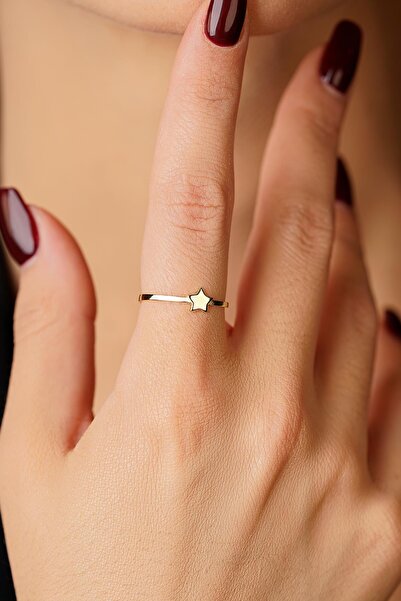 Fiyonk Kuyumculuk 14 Ayar Altın Star Yüzük