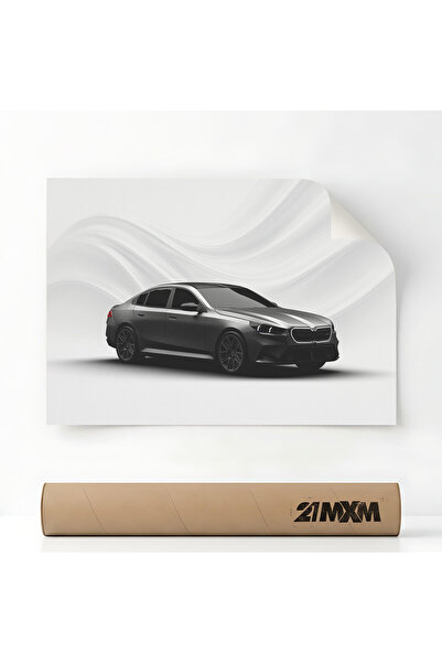 21mxm Poster Auto Premium - 1690 M5 G90 2025 Față – Design Minimalist, A4 (21...