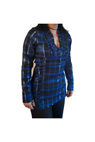 OEM Bluză FD B082 culoare albastru, mărimea 34