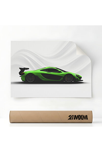 21mxm Poster Auto Premium - 1561 P1 GTR - Green – Design Minimalist, Fara Rama