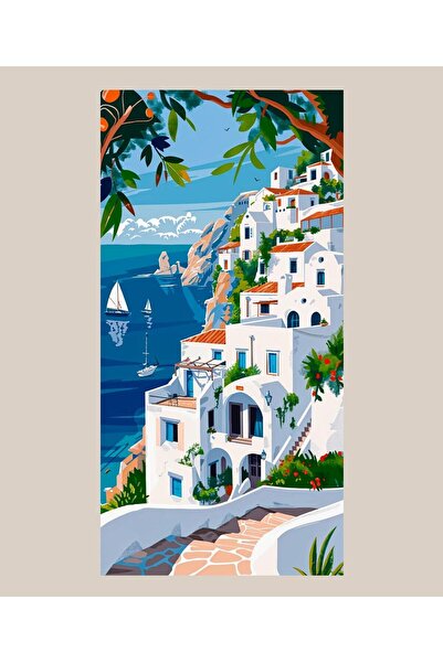 Maisonette Santorini Beach Towel