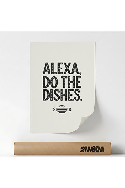 21mxm Poster decorativ, Do the Dishes, stil modern, mat, A4 (21x29.7cm), Fără...