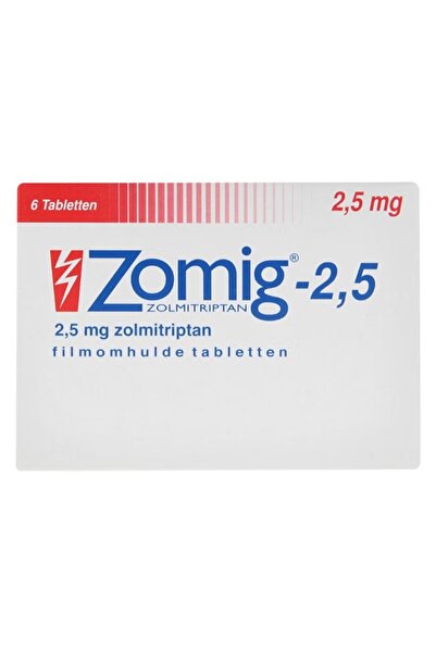 AstraZeneca ZOMIG 2.5MG TAB 6'S - FOR