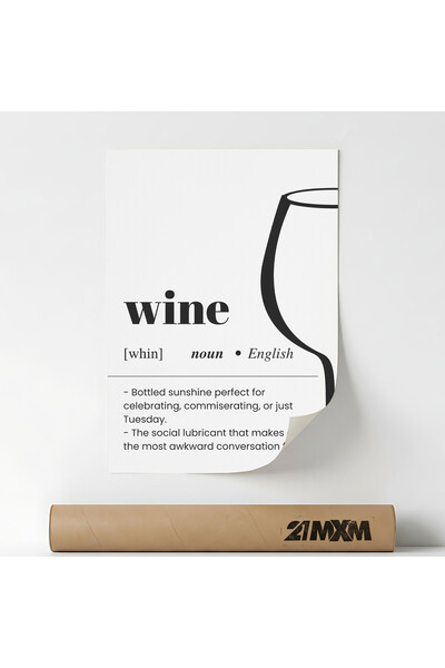 21mxm Poster Decorativ Tematica Bar & Cocktail - 'Bar 429', Material Textil, ...