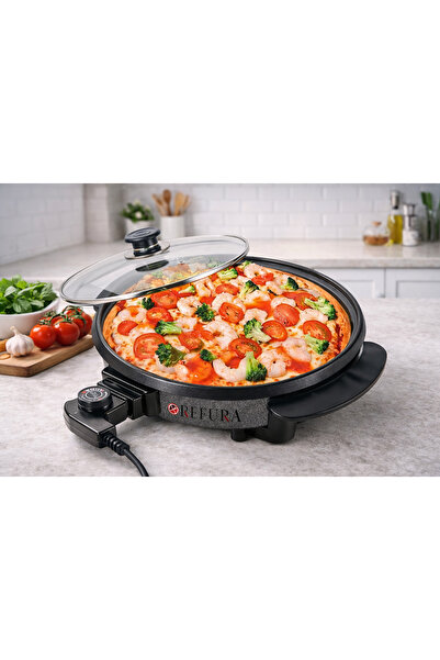 REFURA بيتزا ٣٦ سم | أومليت | ناتشوز | كيساديا | تورتيلا | صانعة فطائر منزلية...