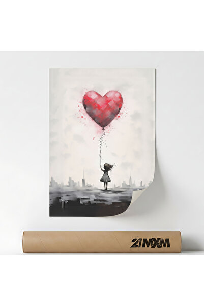 21mxm Poster 'Arta 08' Pe Panza Mata – Design Minimalist, A3 (29.7 x 42 cm), ...