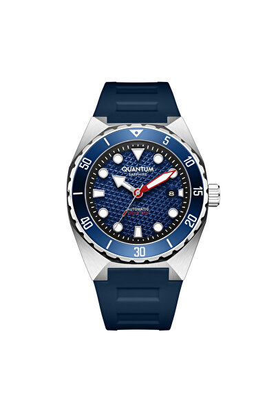 Quantum Men's Analog Blue Dial Watch - BAR1213.399