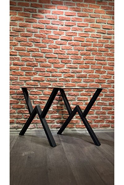 Store Modern W Geçme Masa Metal Ayağı