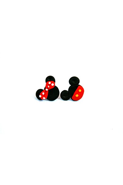 Lisa-Shop Handmade earrings for girls, Minnie Mouse