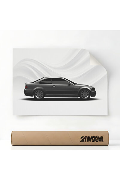 21mxm Poster Auto Premium - 1446 M3 E46 – Design Minimalist, A3 (29.7 x 42 cm...