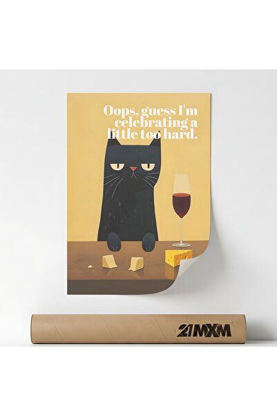 21mxm Poster Decorativ Tematica Bar & Cocktail - 'Bar 119', Material Textil, ...