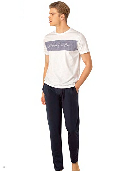Pierre Cardin Cotton, Men's T-Shirt & Pajama Set, Short Sleeve, Printed, Crew...
