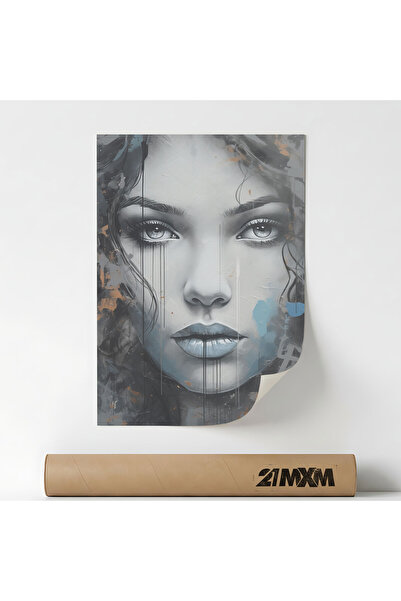 21mxm Poster 'Arta 18' Pe Panza Mata – Design Minimalist, Fara Rama