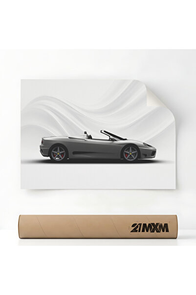 21mxm Poster Auto Premium - 1478 360 Spider - Gri – Design Minimalist, 30 x 4...