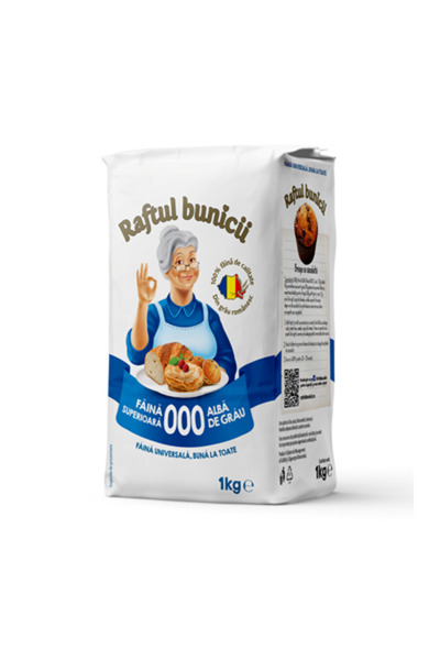 Raftul bunicii Făină albă tip 000 10 x 1 kg, raftul bunicii