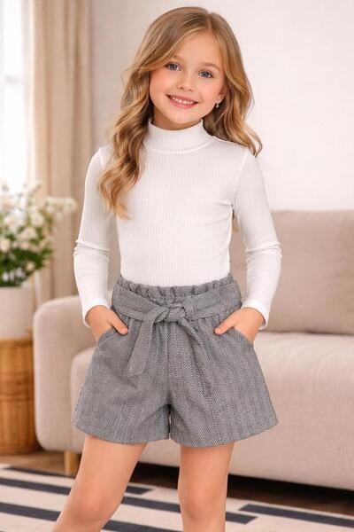 Aselin Kids Girl's Badi and Shorts Set, Top and Bottom Set