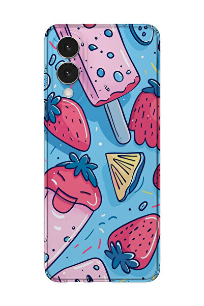 lelia غطاء هاتف شفاف مطبوع متوافق مع سامسونج جالاكسي S25 إيدج |   مجموعة: سنا...