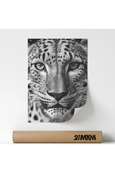 21mxm Poster decorativ Leopard 01, material textil, dimensiune Fara Rama