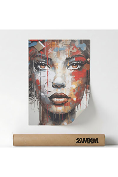 21mxm Poster 'Arta 20' Pe Panza Mata – Design Minimalist, A3 (29.7 x 42 cm), ...