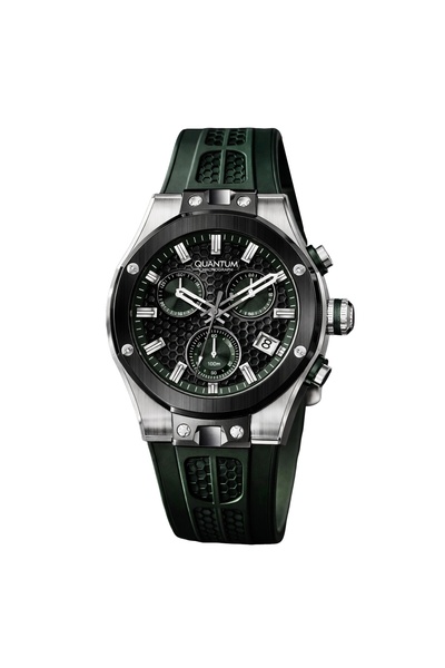 Quantum Men's Analog Black Dial Watch - HNG1230.355