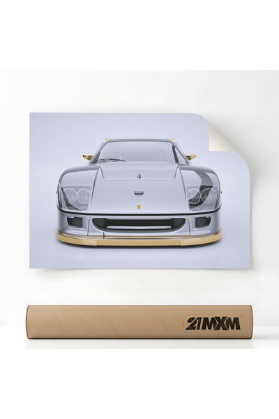 21mxm Poster Auto Premium - F40 01 – Design Minimalist, Fara Rama