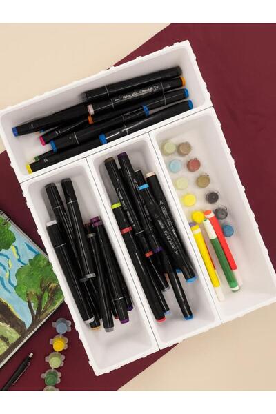 Smartware 4-Piece Ordina Drawer Organizer (Rectangular)