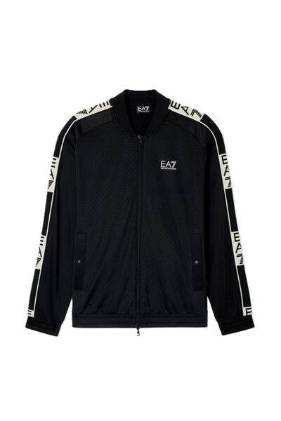 EA7 Men's TRAIN GRAPHIC SERIES M T-TOP FZ SPECIAL TAPE PL Zip-up Sweatshirt