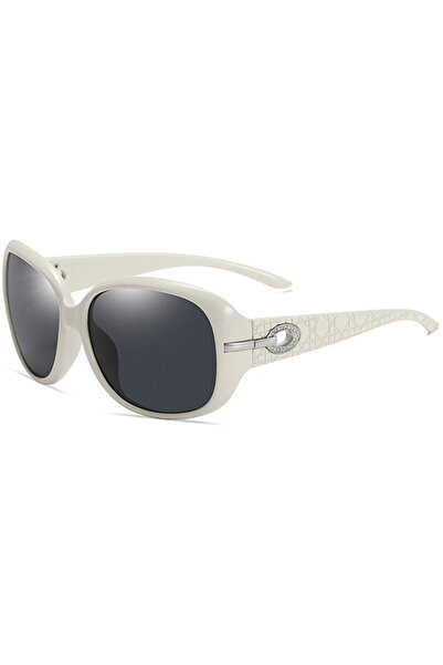 Techsuit Polarized Sunglasses for Women - White / Gray