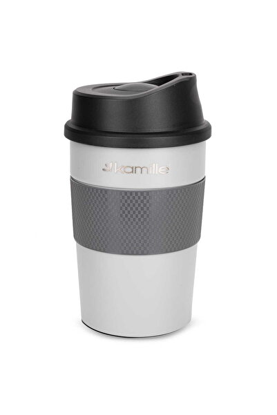 Kamille Cana termos Kamille, inox, antiderapanta, gri/negru, 360ml