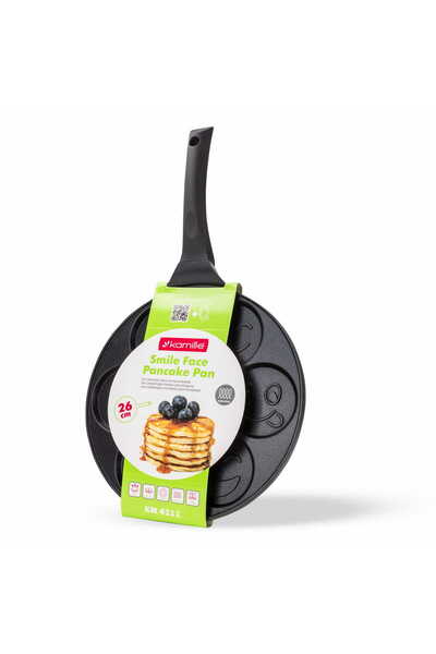 Kamille Tavă pentru clătite, Kamille, marmură, neagră, 26 cm