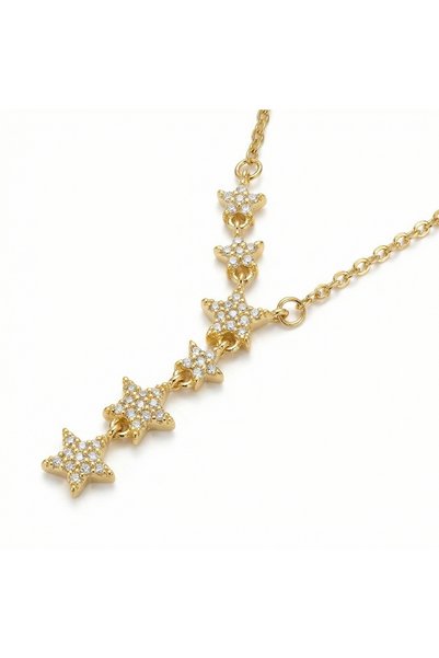 AccessoriesCınCık 316L Steel Star Y Necklace |   Non Tarnish Women's Steel Necklace Women's Pendant