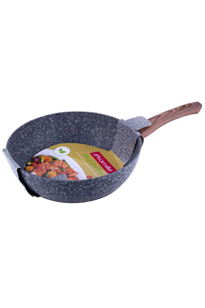Kamille Tigaie adâncă din granit, Kamille, 28 cm, gri
