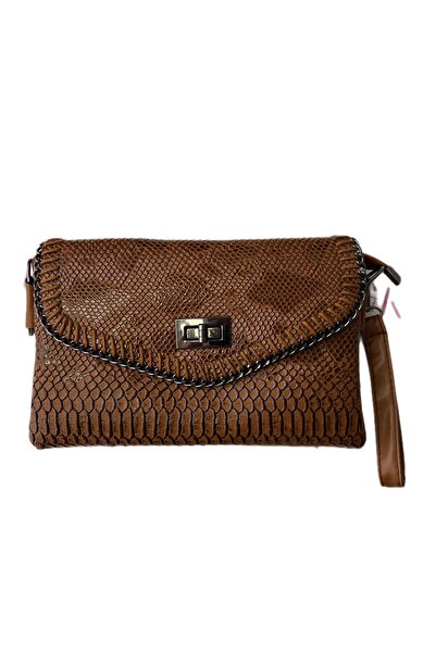 BONİTA Women's Shoulder Bag Envelope Model with Beaded Design