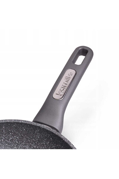 Kamille Tigaie pentru clătite KM 4285GR, 20 cm, gri, acoperire cu granit, compatibilă cu inducție