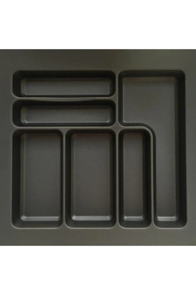 Trend Maison Kitchen Organizer Cuttable 6-Compartment Plastic Drawer Cutlery ...