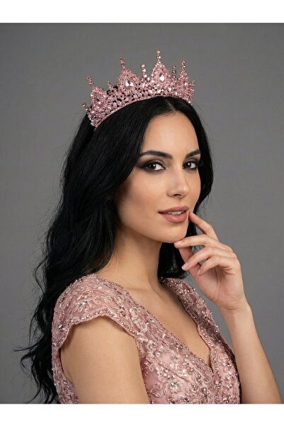 Magic Tiara El Yapımı Kristal Taç – Işıltılı ve Göz Alıcı Özel Gün Aksesuarı