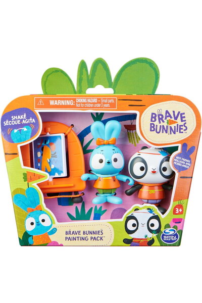 Spinmaster Spin Master Brave Bunnies - Paint with Boo Rabbit and Panda, Play ...