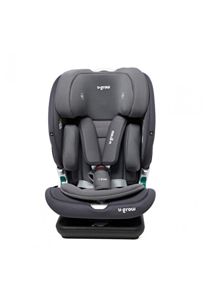 U-Grow Car Seat, isofix, 76-150 cm, gray