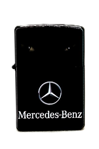 ATA TANITIM Yüksek kaliteli benzinli klasik çakmak. "MERCEDES BENZ" Temalı