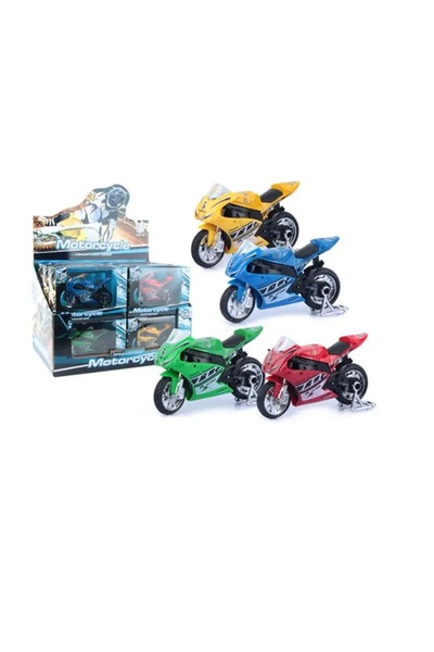 TURBO Motocicletă Metalică 12 cm – Cutie Moto