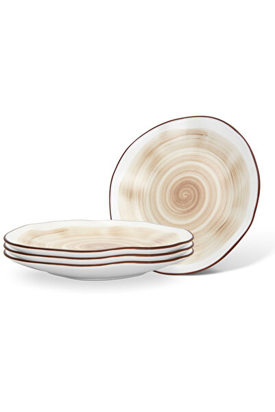 Fissman 4-Piece Plates Glide 21cm (Porcelain)
