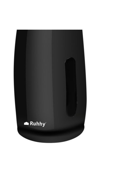 Ruhhy Dozator automat pentru detergent sau sapun lichid, cu senzor, negru, 300 ml