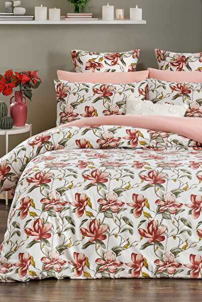 Lorien Patterned Single Person, Double-Sided, Reversible Duvet Cover Set with...