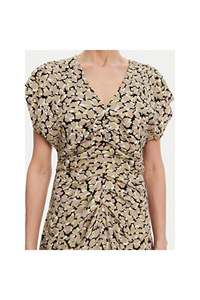 French Connection Rochie de damă casual kaki, colorată 71YCV