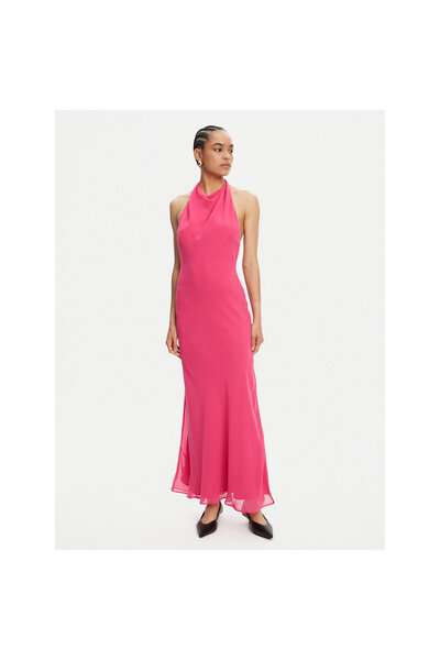 Bardot damskie sukienka_wieczorowa rozowy Similina 59919DB1