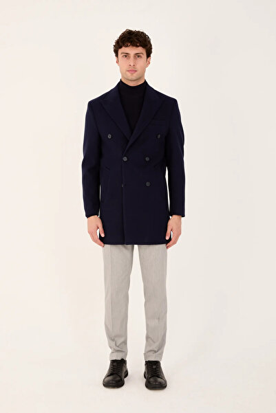 The Tailor Classics Men's Buttoned Cashmere Coat