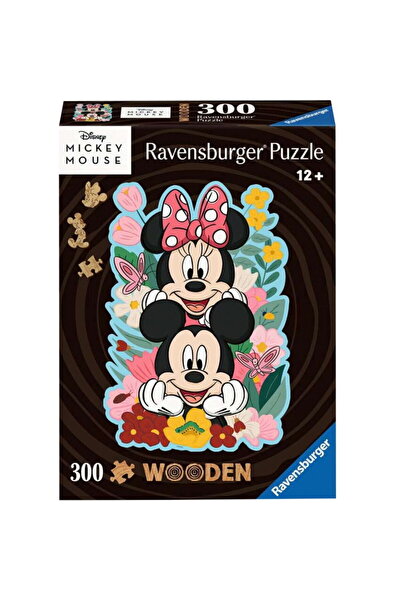 RAVENSBURGER Wooden Puzzle Disney Mickey & Minnie (300 pieces)